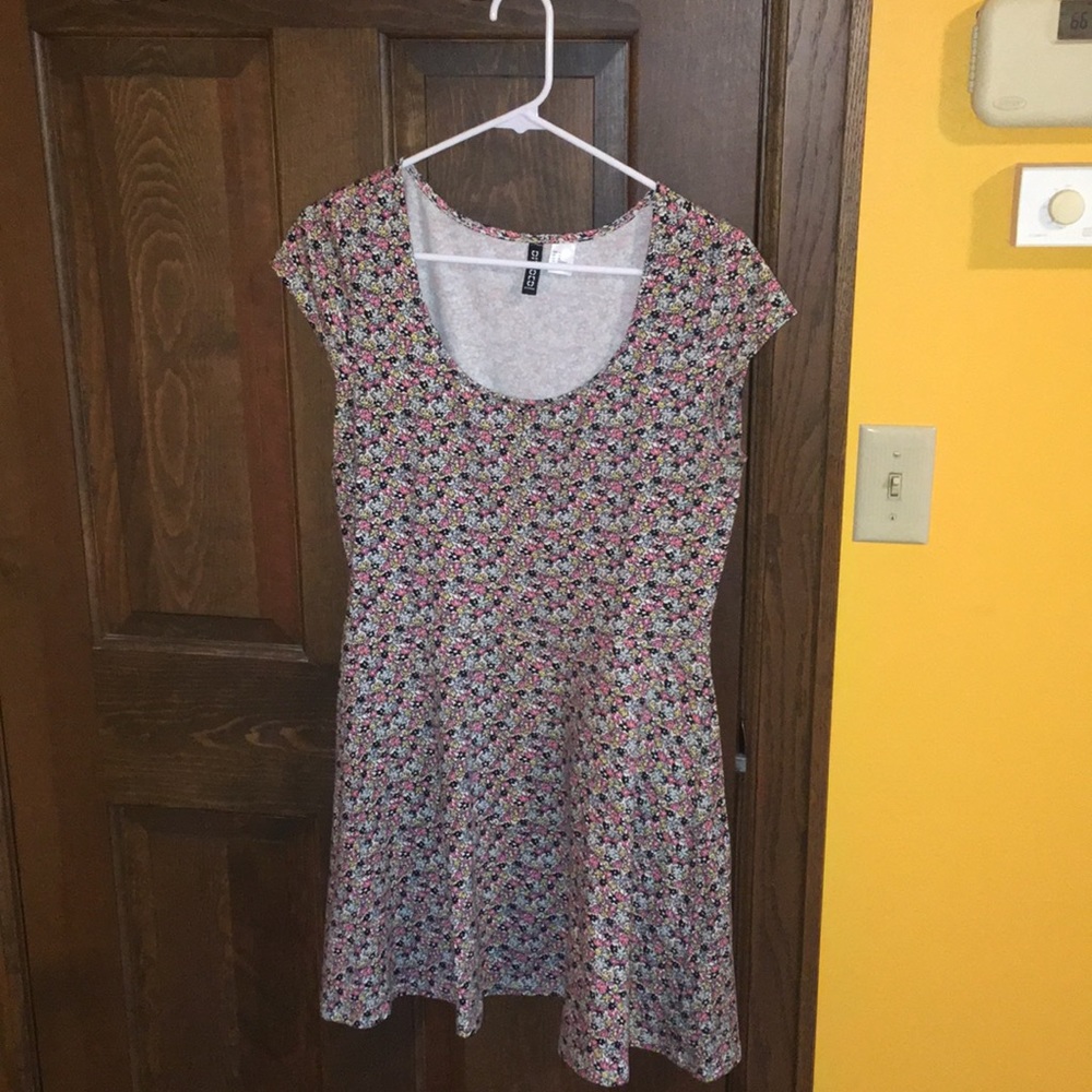 Flower skater dress